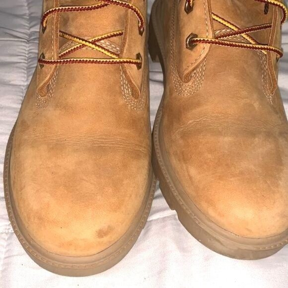 Timberland Mens Waterproof Nubuck Boots Size 4 - Picture 4 of 8